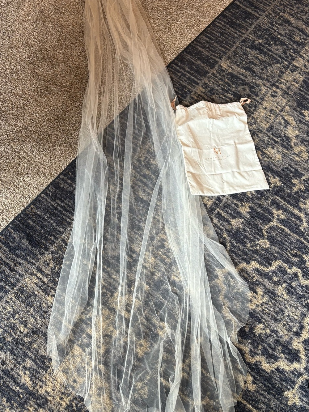 Bridal Tulle Skirt Overlay - White